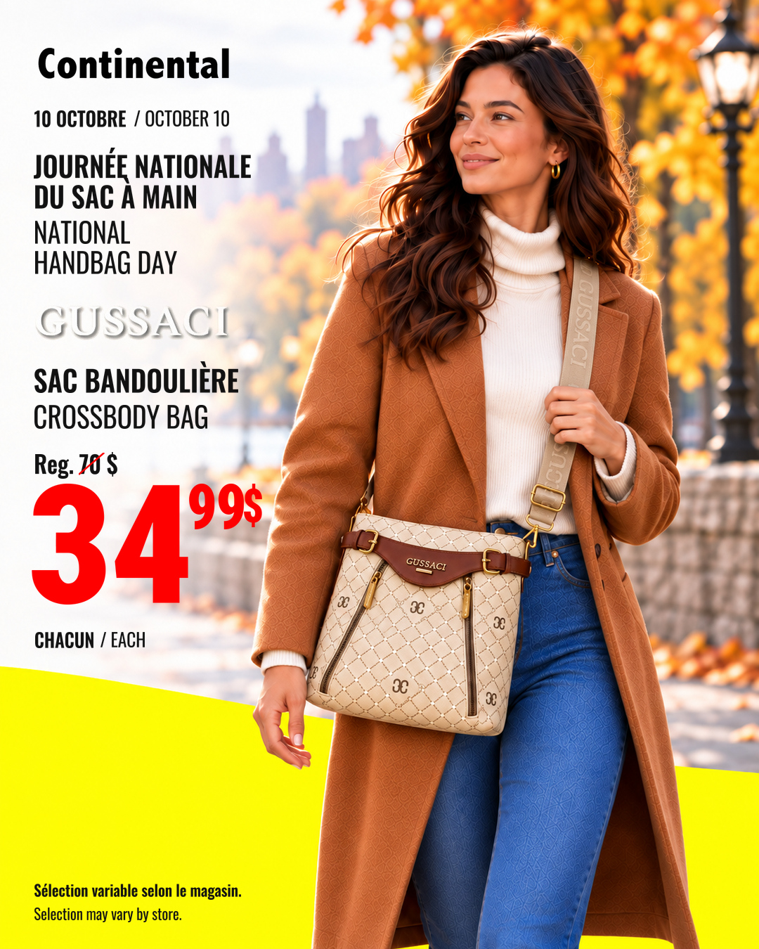 Sac bandoulière GUSSACI · 34,99 $